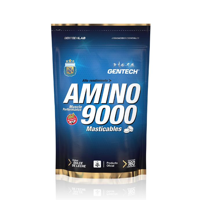 Amino 9000 aminoacidos esenciales Dulce de Leche AFA Gentech Suplementos Deportivos 1